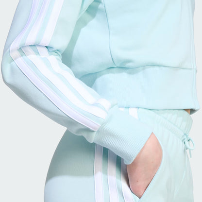 Felpa Adidas con cappuccio e zip intera Essentials per bambini
