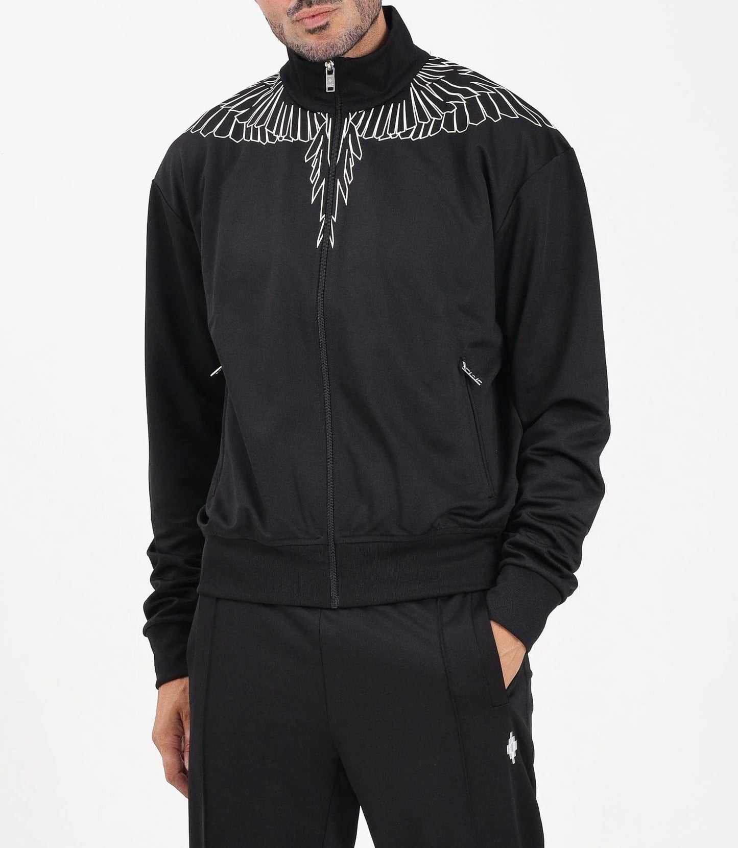 Felpa con zip acetato MARCELO BURLON