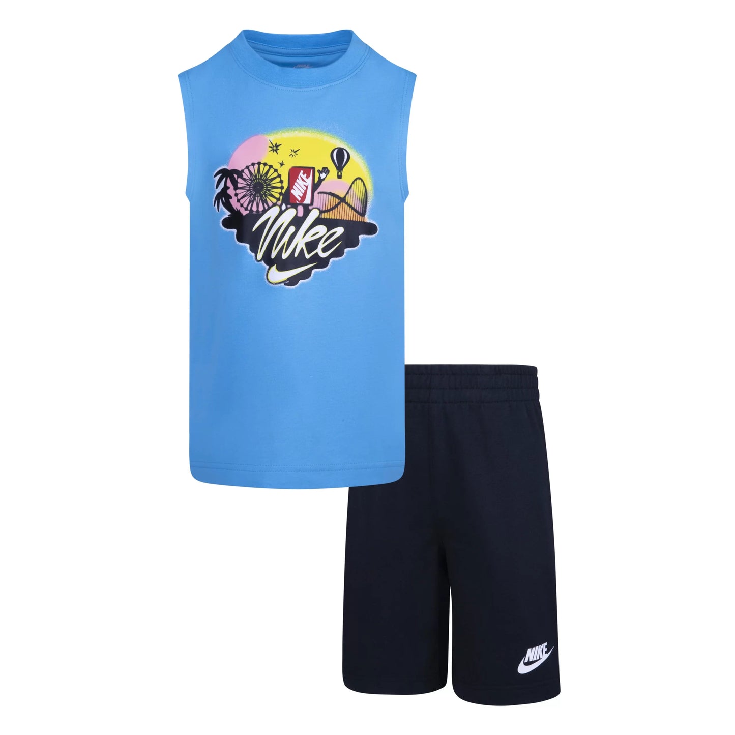 T-shirt+bermuda Nike neonato