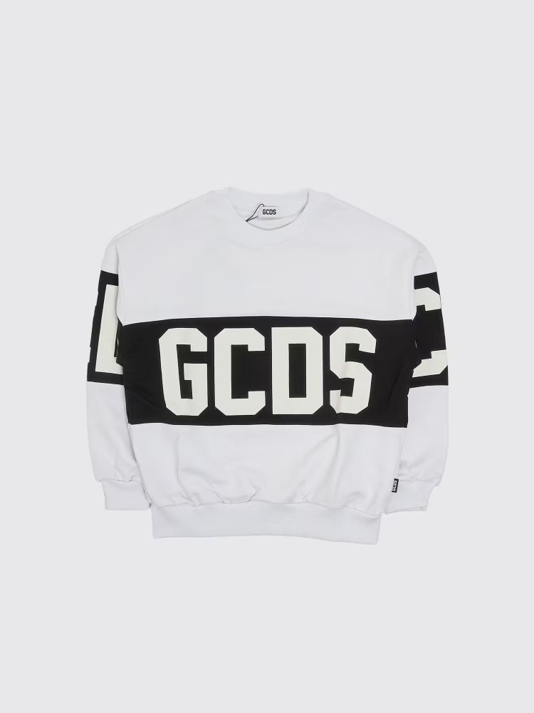Felpa girocollo big logo GCDS bambino