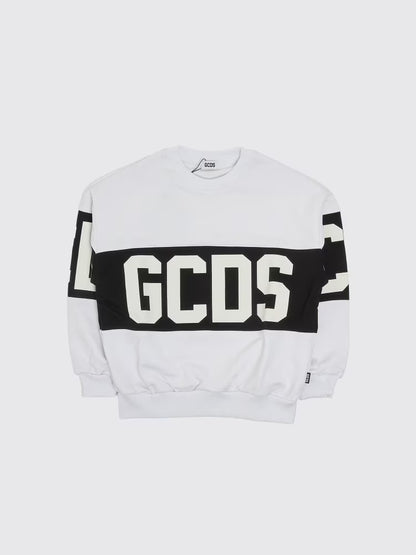 Felpa girocollo big logo GCDS bambino