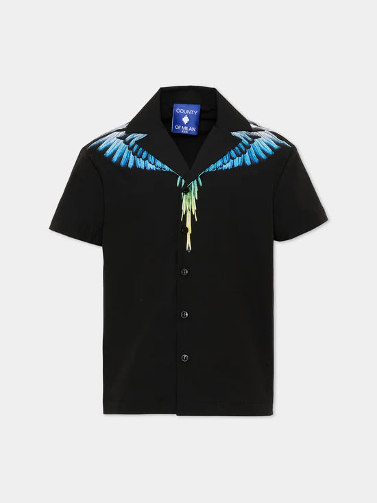 Camicia nylon Marcelo Burlon bambino