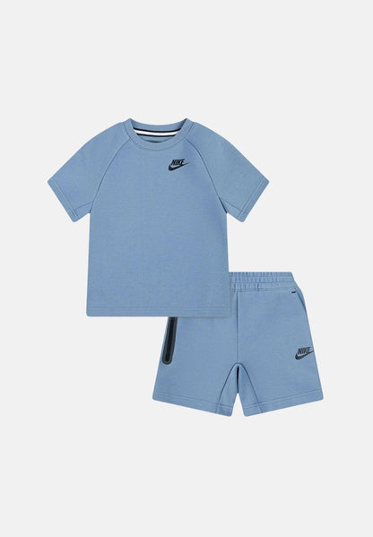 NIKE Completino Tech Fleece azzurro per bambino