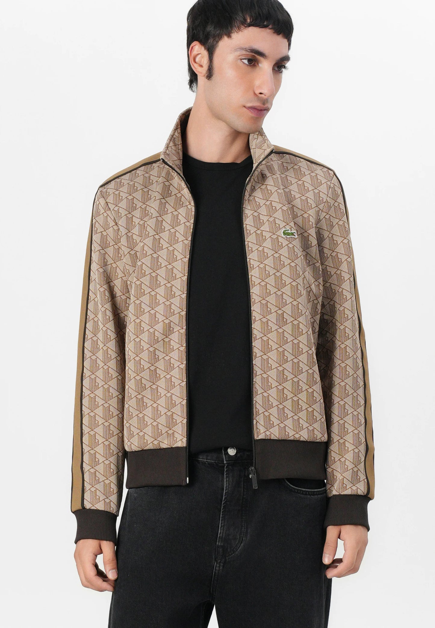 Felpa LACOSTE uomo monogram