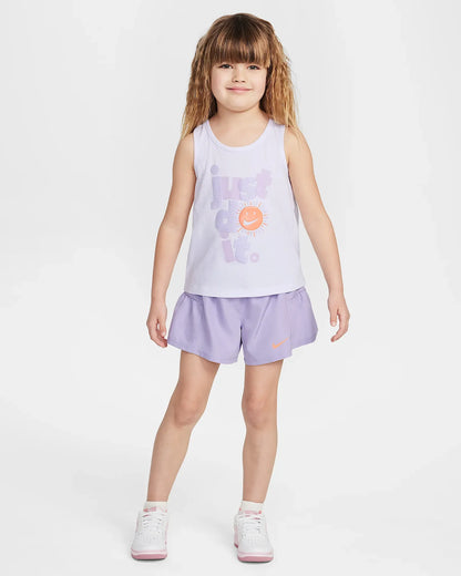 T-shirt+bermuda a gonna Nike bambina