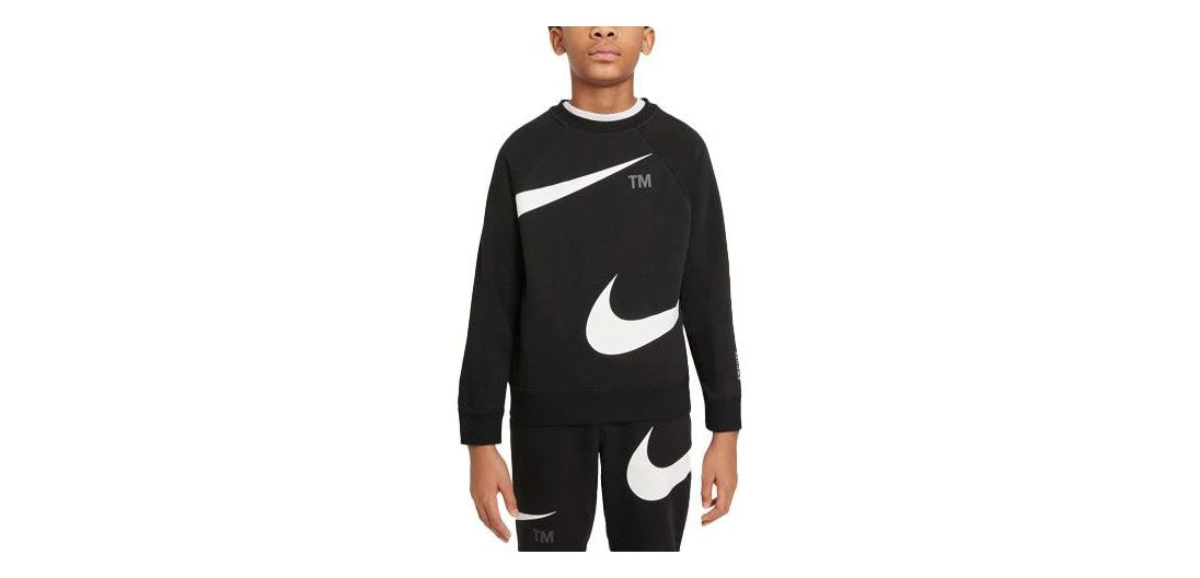 Felpa Nike bambino swoosh felpata