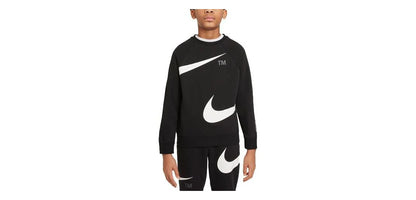 Felpa Nike bambino swoosh felpata