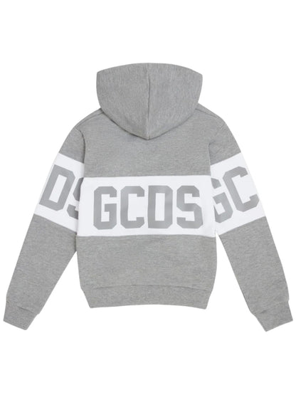 Felpa big logo GCDS con cappuccio bambino