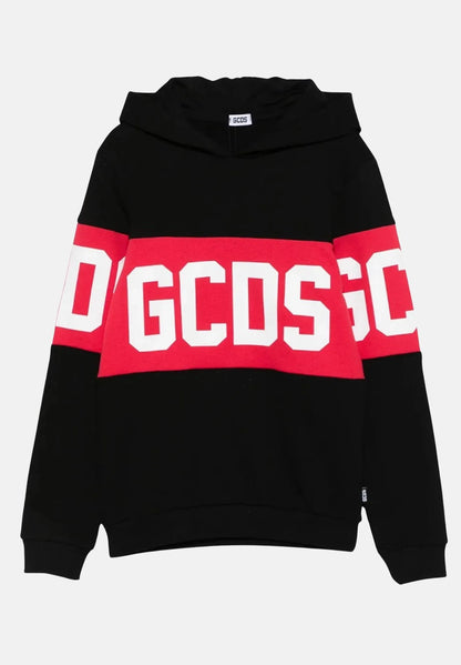 Felpa big logo GCDS con cappuccio bambino