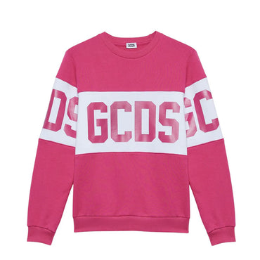 Felpa girocollo big logo GCDS bambina