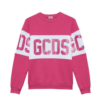 Felpa girocollo big logo GCDS bambina