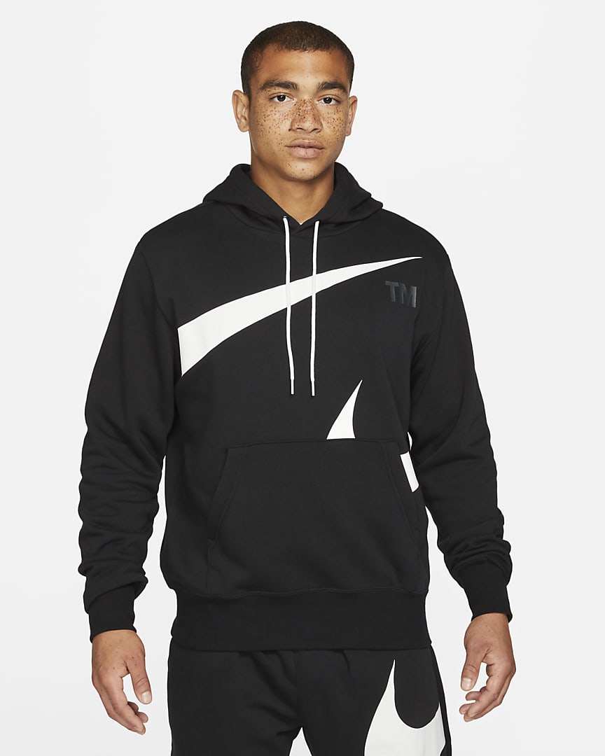 Felpa Nike uomo swoosh felpata