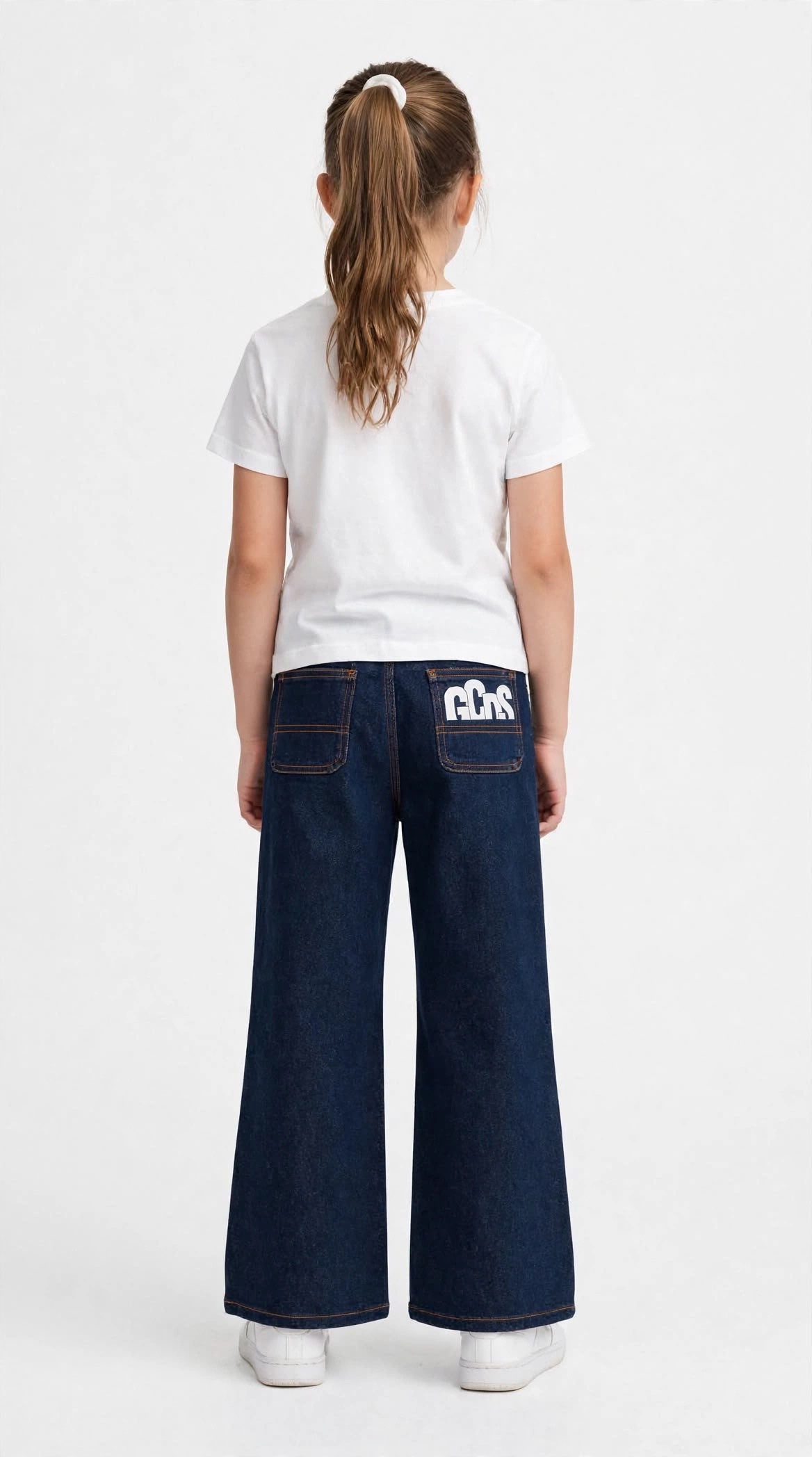 Jeans bambino GCDS zampa