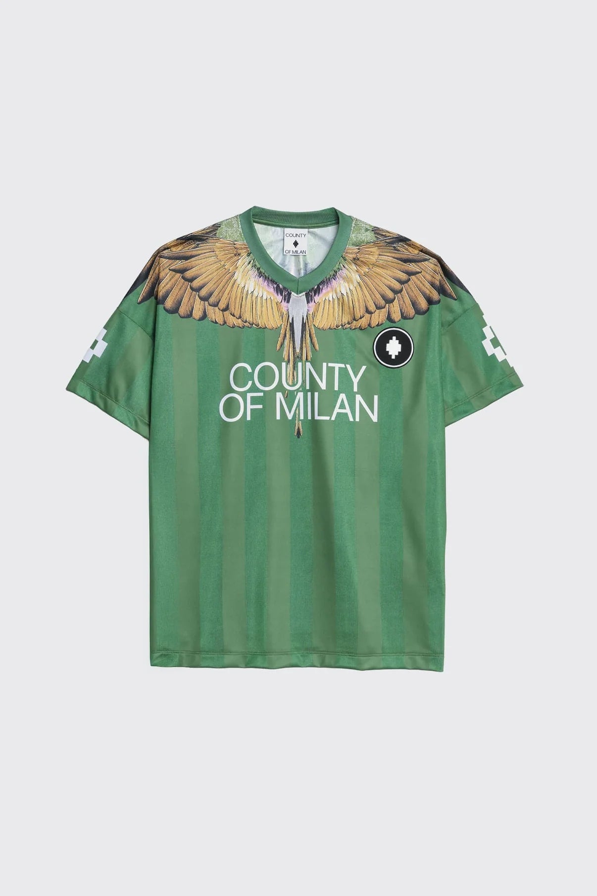 T-SHIRT SOCCER MARCELO BURLON UOMO