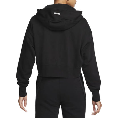 Felpa Nike donna zip crop