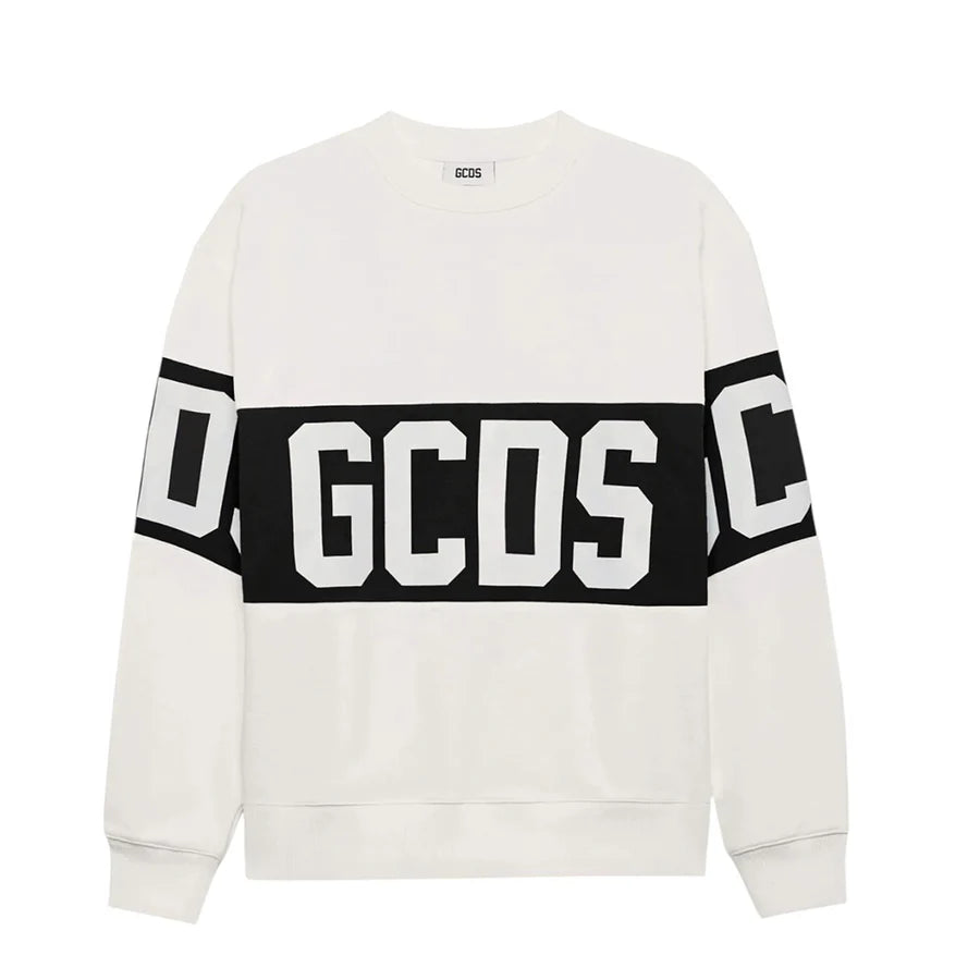 Felpa girocollo big logo GCDS bambino