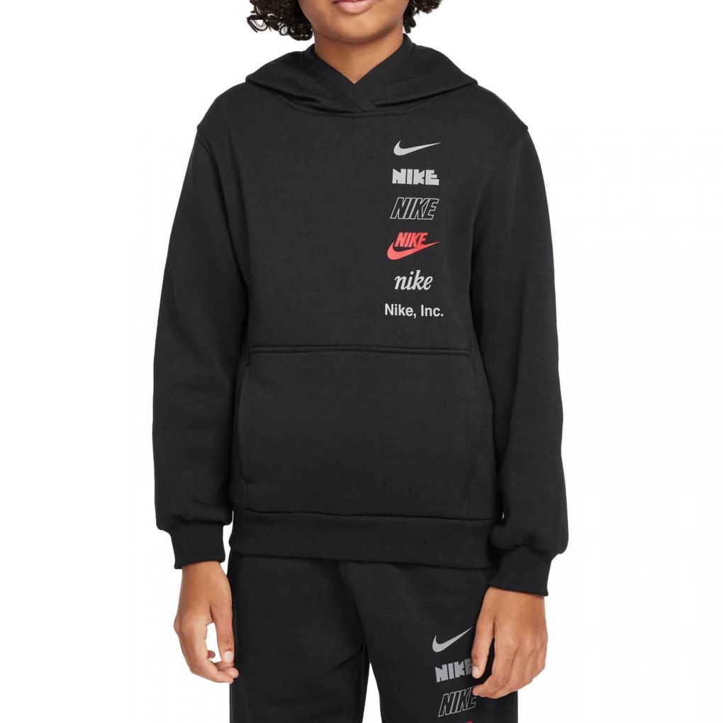 Felpa bambino Nike logo felpata