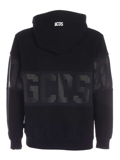 FELPA LOGO BANDA GCDS CON CAPPUCCIO