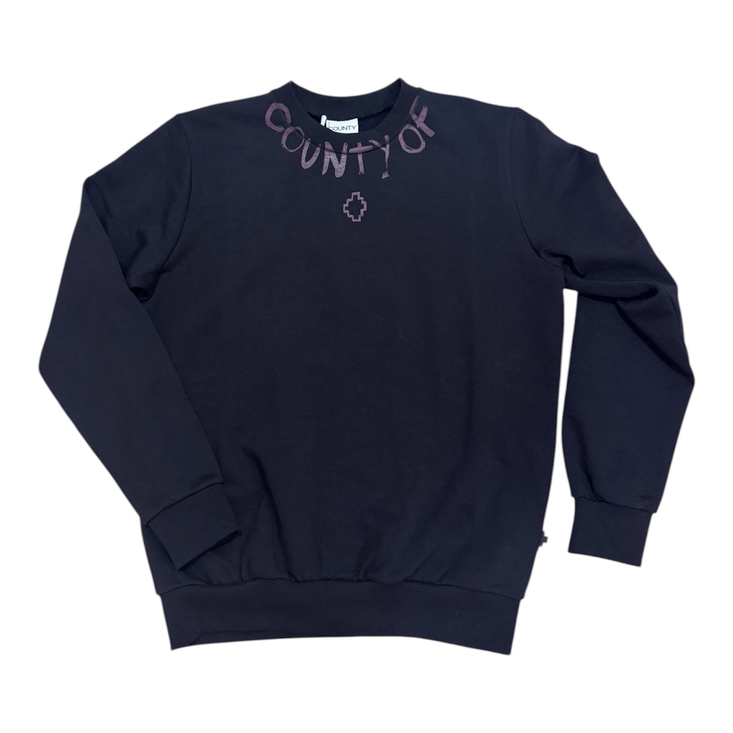 Felpa Marcelo Burlon uomo girocollo