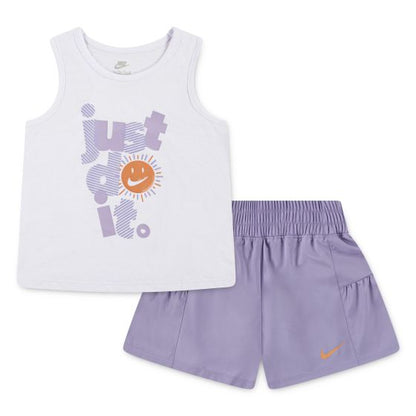T-shirt+bermuda a gonna Nike bambina