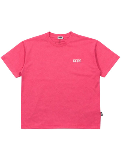 T-shirt GCDS bambino/a logo retro