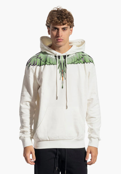 Felpa Marcelo Burlon Cappuccio uomo