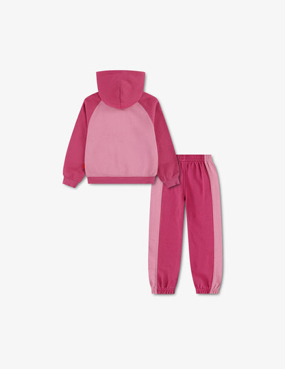 Tuta Jordan JUMPMAN rosa da bambina