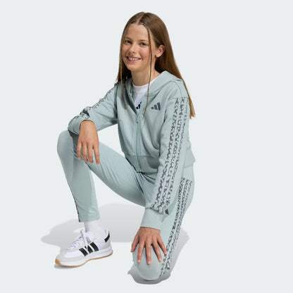 Tuta Adidas bambina banda animalier