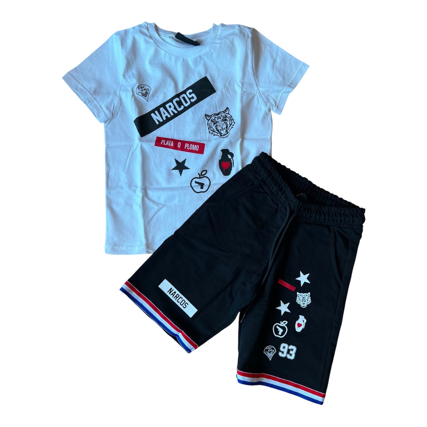 T-shirt+bermuda Narcos bambino