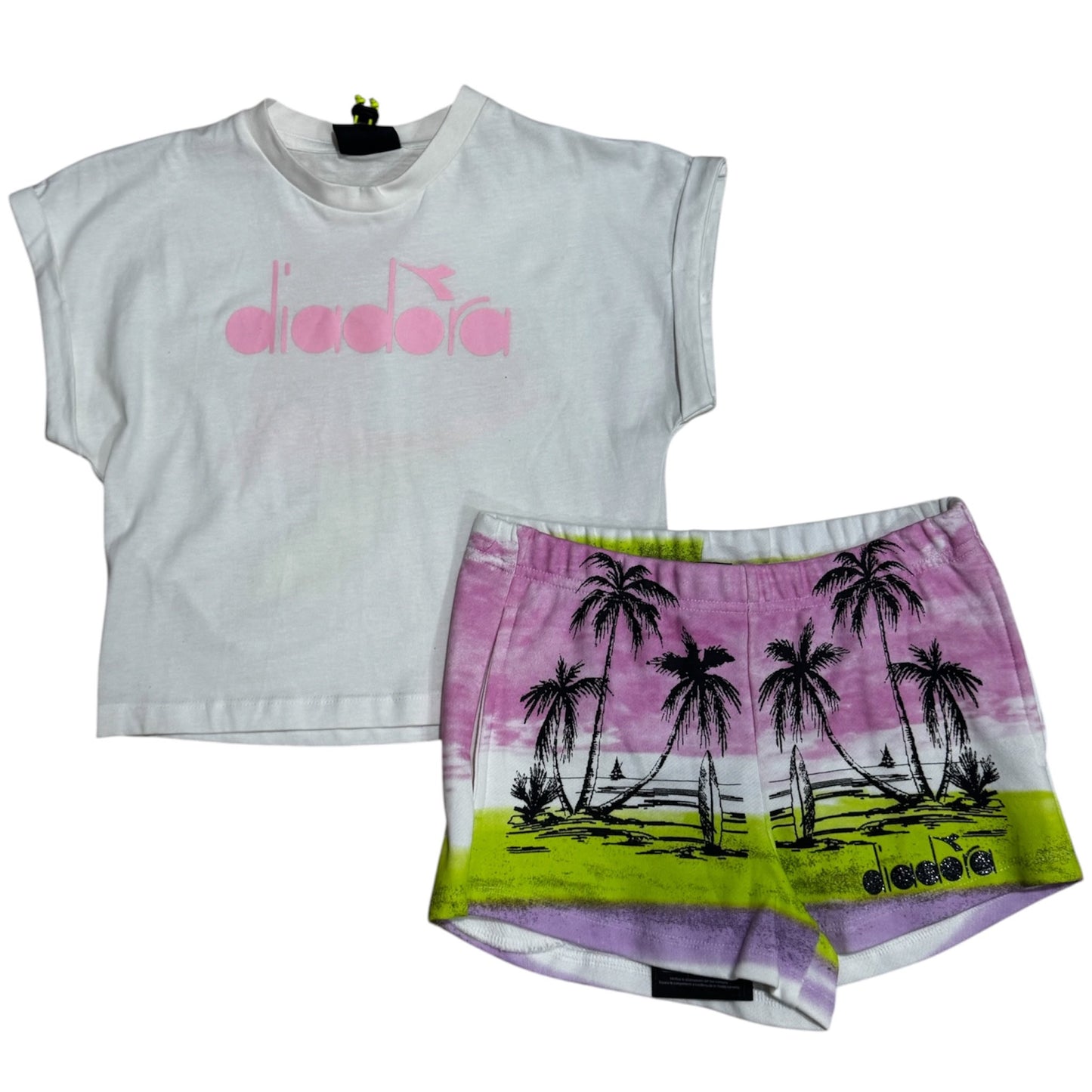 T-shirt + bermuda bambina Diadora