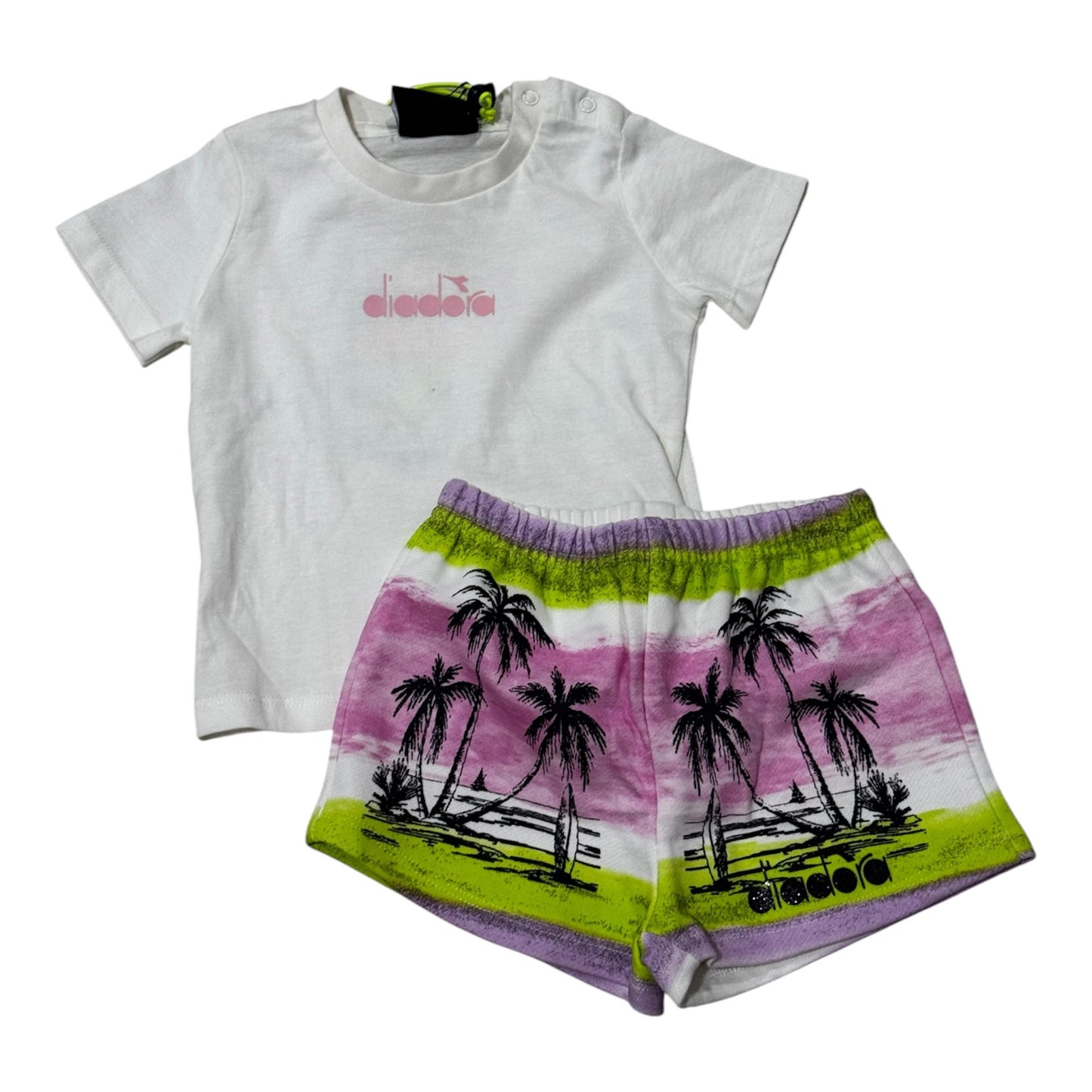 T-shirt+bermuda Diadora neonato