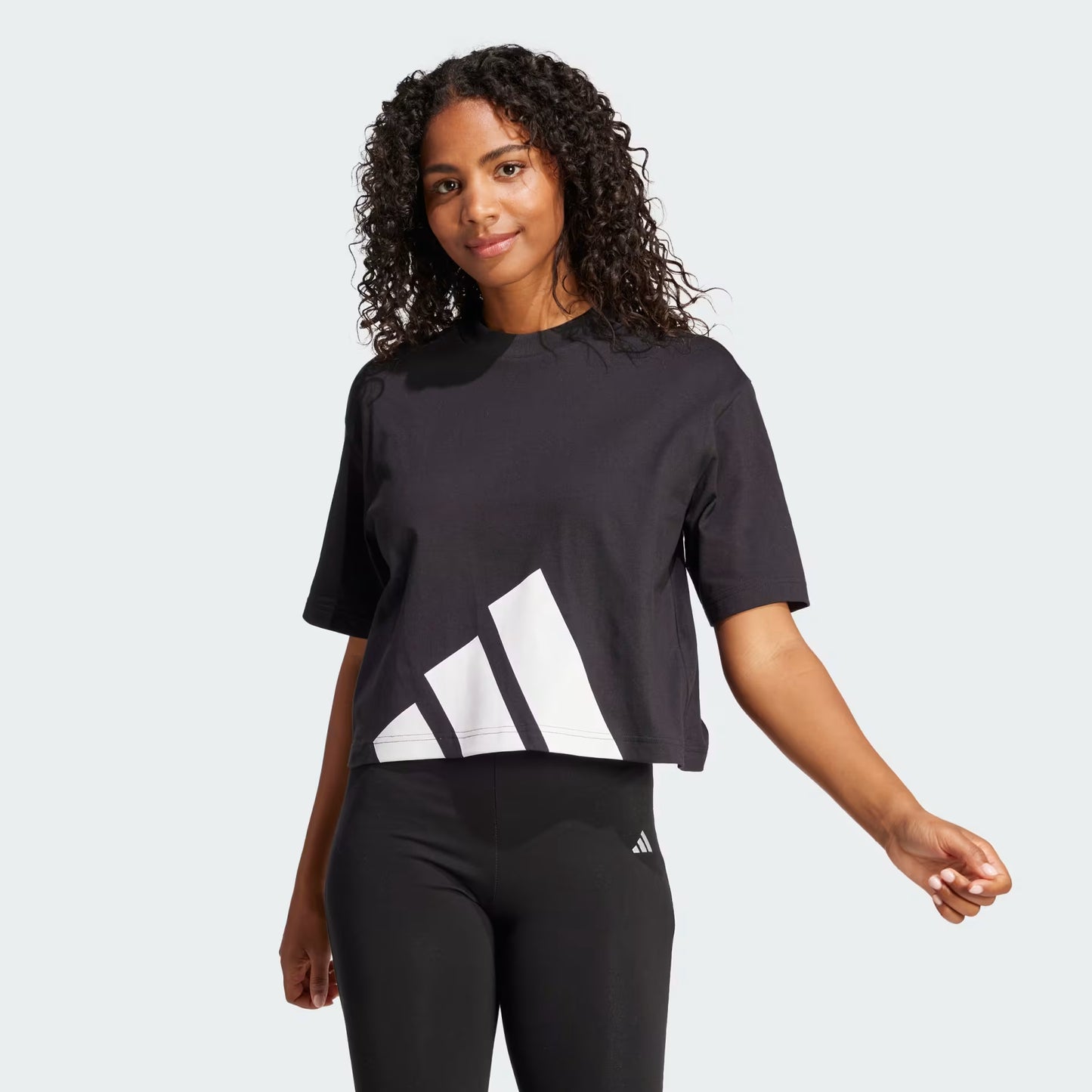 T-shirt Adidas donna logo big