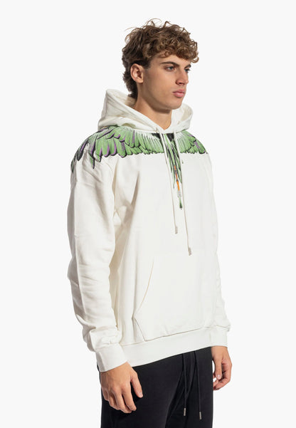 Felpa Marcelo Burlon Cappuccio uomo