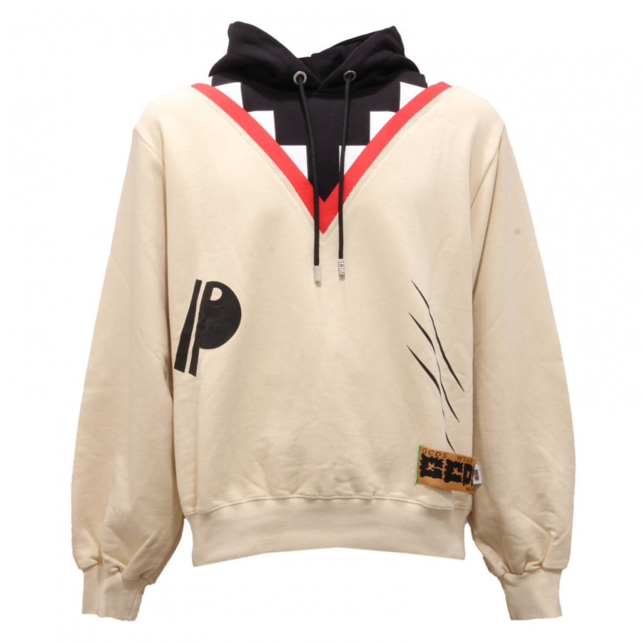 FELPA GCDS UOMO CAPPUCCIO