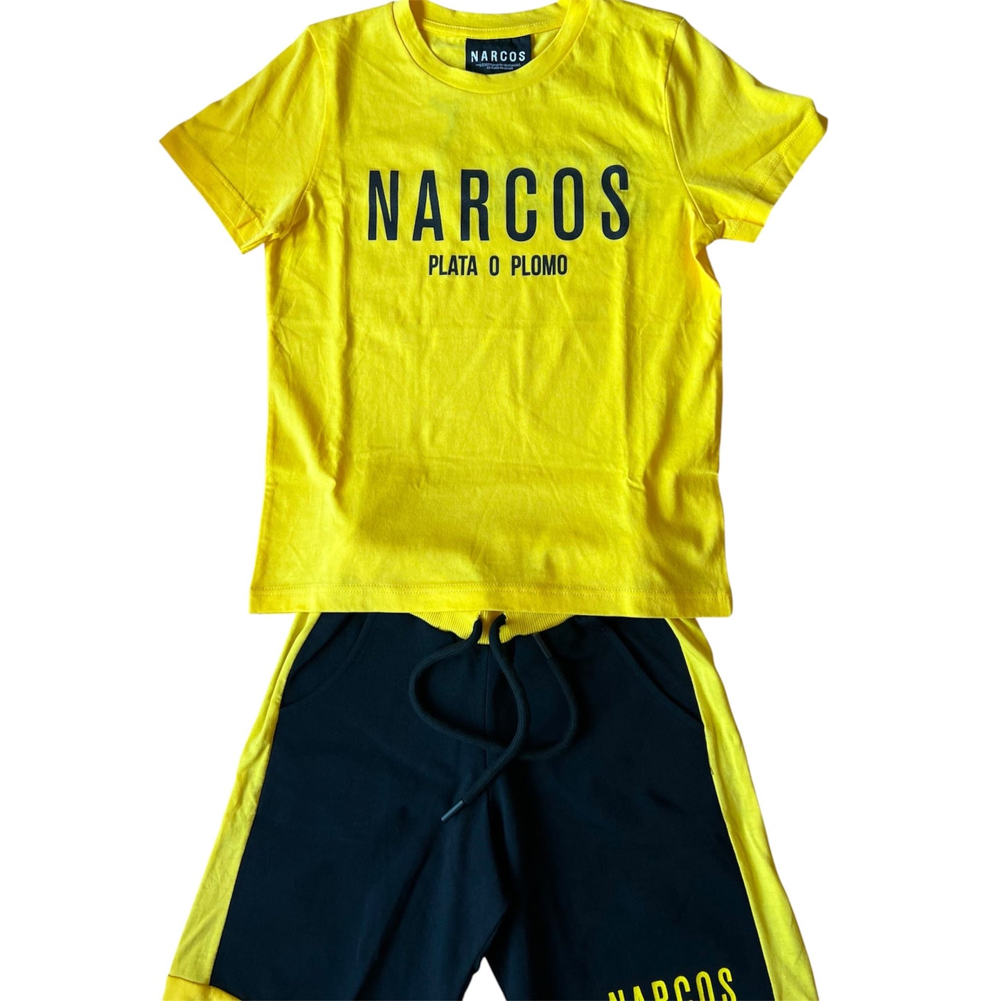 T-shirt+bermuda Narcos bambino