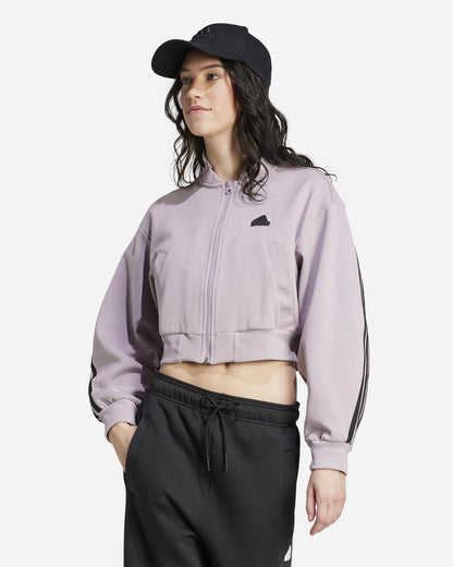 Felpa Adidas donna con bande