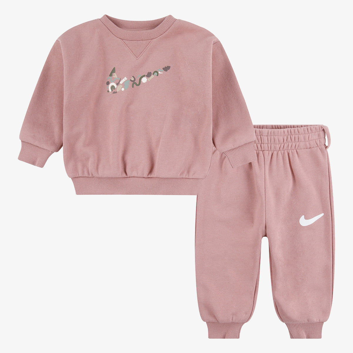 Tuta neonata Nike swoosh fiori