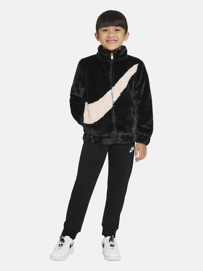 Giubbino pelliccia bambina Nike Swoosh