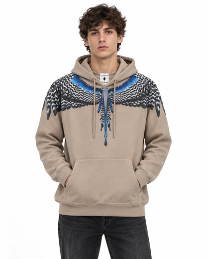 Felpa Marcelo Burlon cappuccio uomo