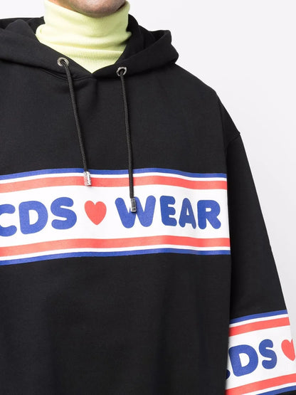 FELPA UOMO GCDS LOGO CUORI