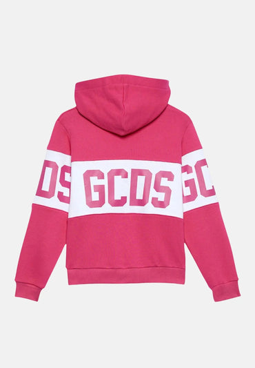 Felpa big logo GCDS con cappuccio bambino
