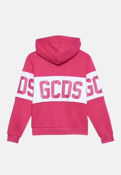 Felpa big logo GCDS con cappuccio bambino
