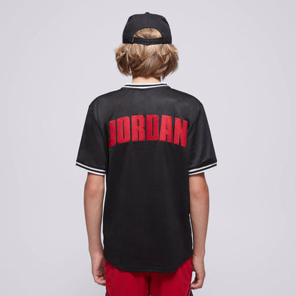 T-shirt con bottoni Jordan bambino