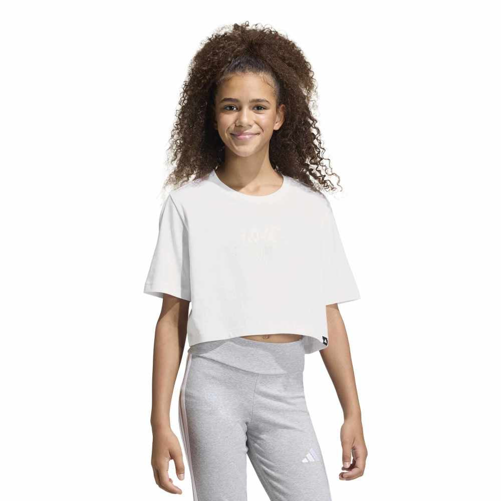 T-shirt bambina Adidas crop
