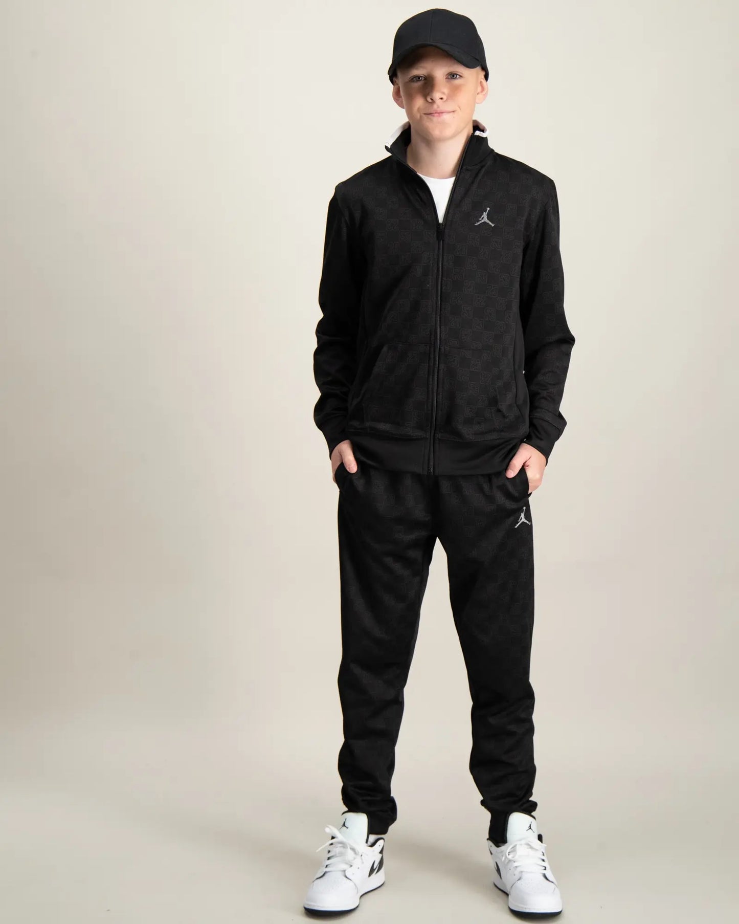 Felpa Jordan monogramma bambino