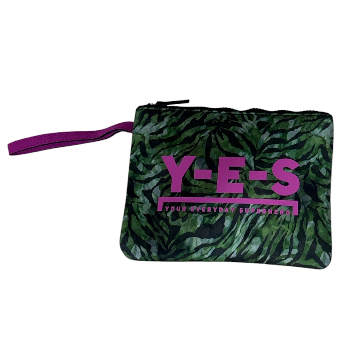 Pochette Y-E-S in neoprene fantasia