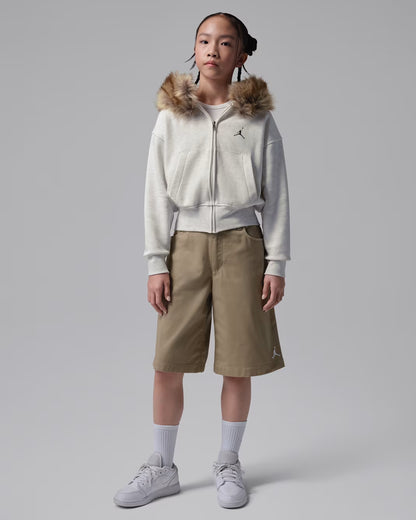 Felpa Jordan con cappuccio e zip intera Brooklyn