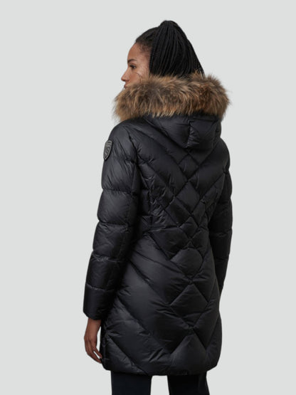 Giubbino imbottito Blauer lungo donna