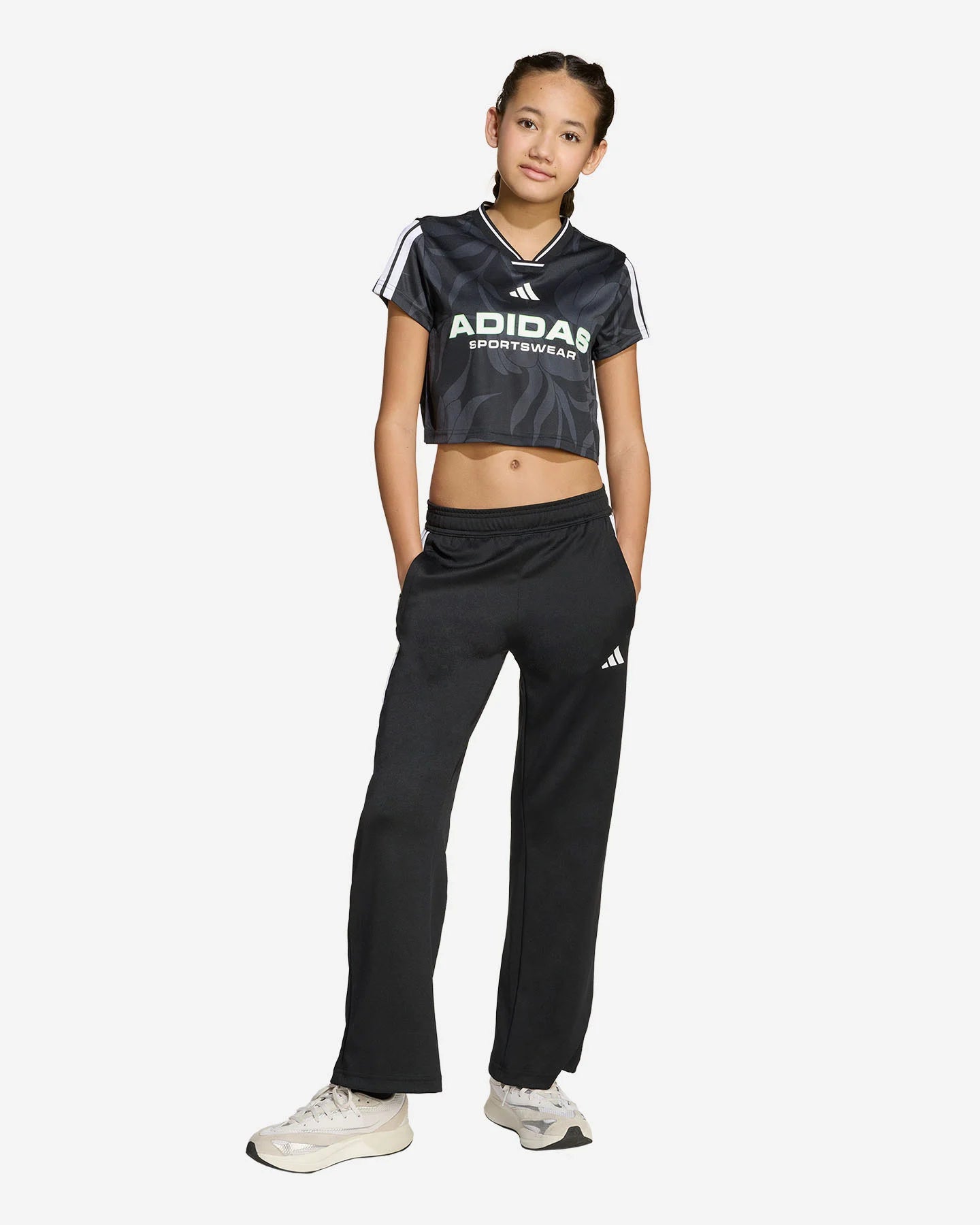 Pantalone bambina palazzo Adidas